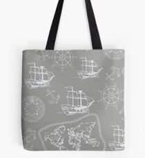 Sailing to the edge of the world Tote Bag