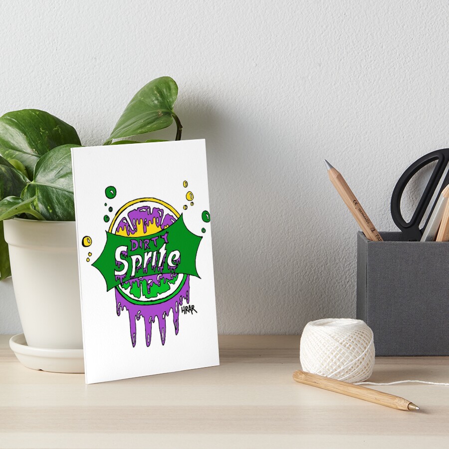 "Dirty Sprite Logo" Art Board Print by hrarhrar Redbubble