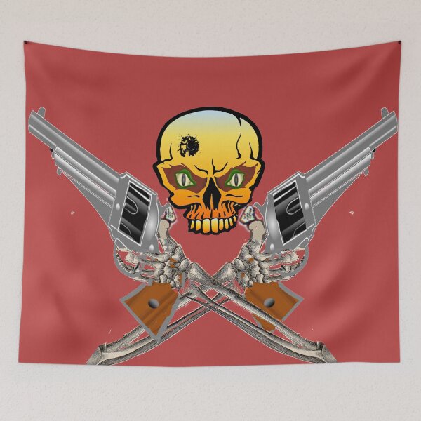 Item preview, SKULL AND CROSS GUNS designed and sold by Tim Forder.