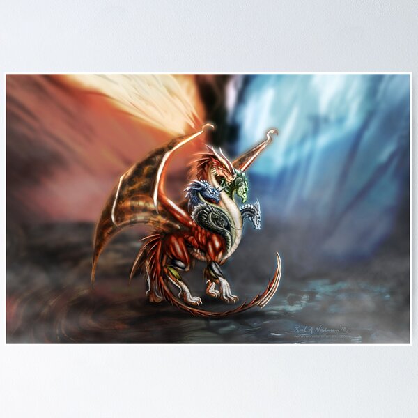 Tiamat - Queen of Dragons Poster