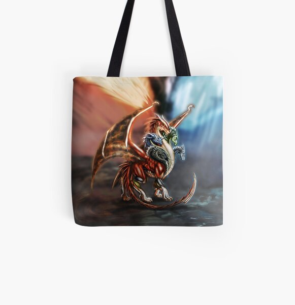 Tiamat - Queen of Dragons All Over Print Tote Bag