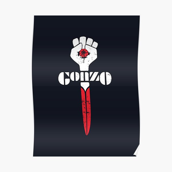 Gonzo Symbol Hunter S Thompson Poster