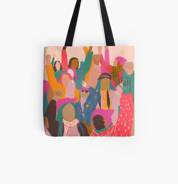 Women's March All Over Print Tote Bag