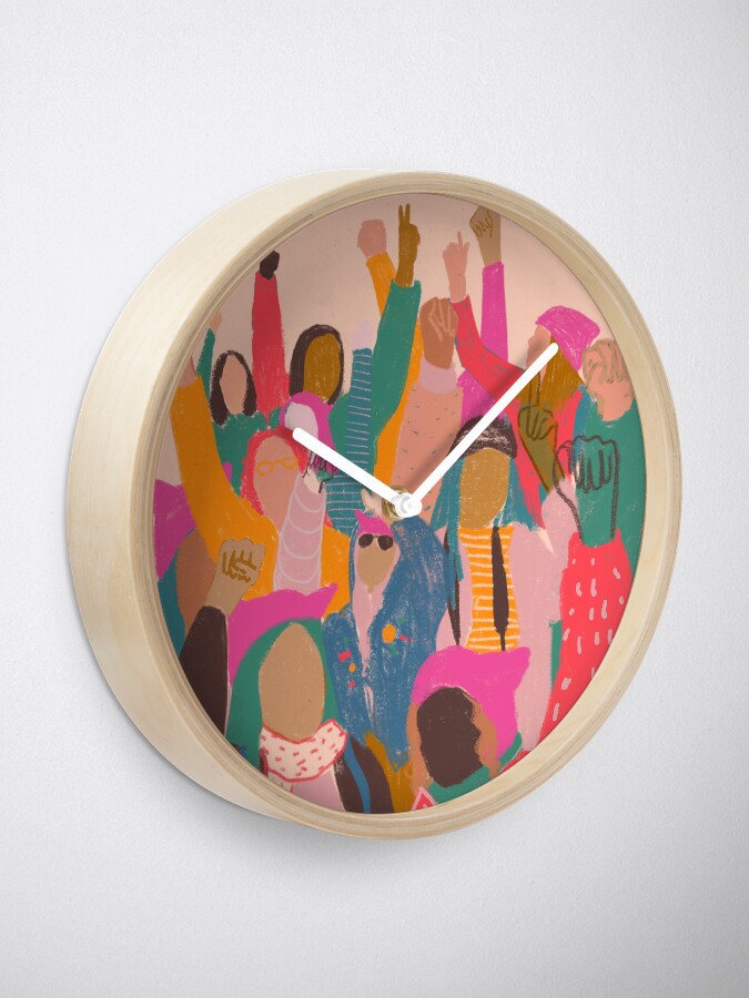 Alternate view of Women's March Clock