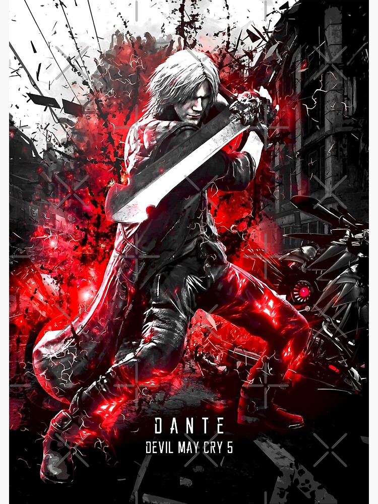 I made a Dante phone wallpaper with my favorite features from his DMC 3 and  5 designs