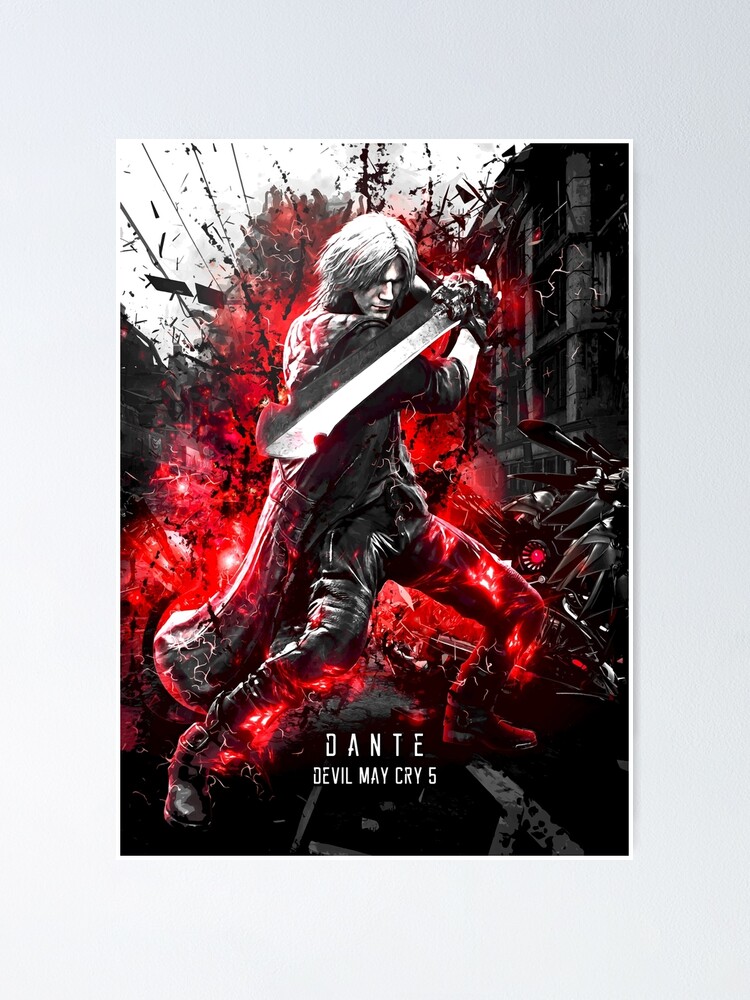 I made a Dante phone wallpaper with my favorite features from his DMC 3 and  5 designs