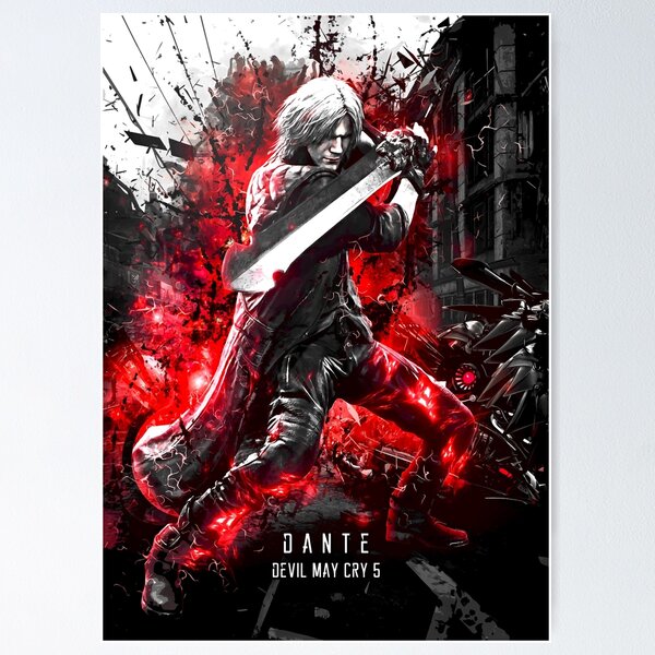 Devil May Cry Poster - Anime Dante - High Quality Prints 18x24