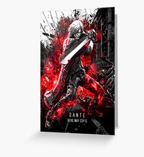 Devil May Cry 5 Dante Greeting Card