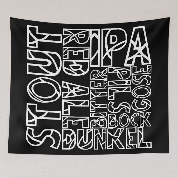 Item preview, Beer types designed and sold by riffraffmakes.