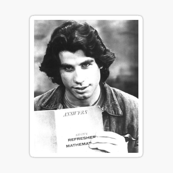 john travolta Sticker