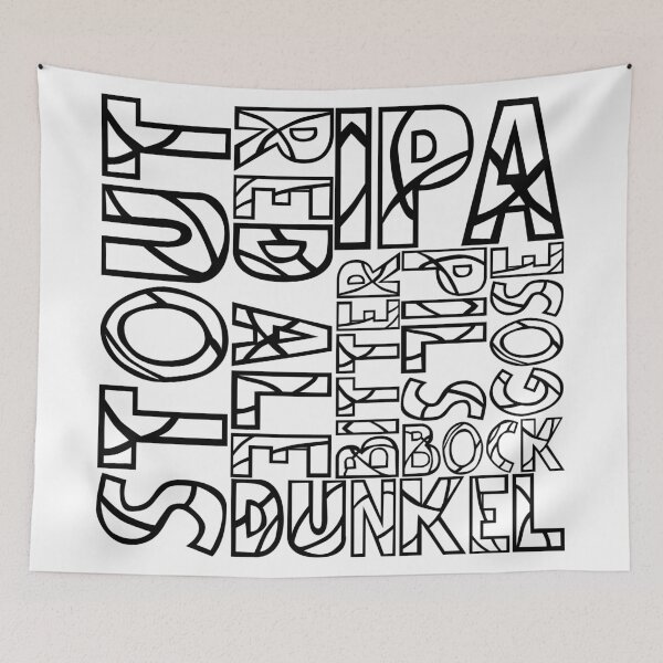 Item preview, Beer Types designed and sold by riffraffmakes.