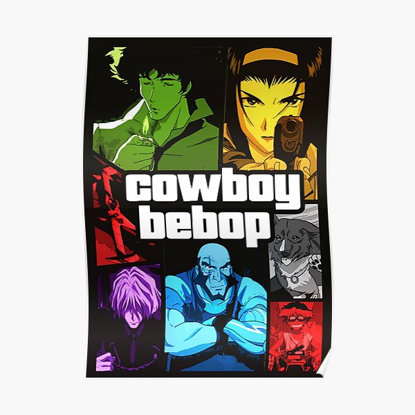 Cowboy Bebop GTA V mosaic Poster