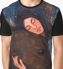 The Girl and the Bear Graphic T-Shirt