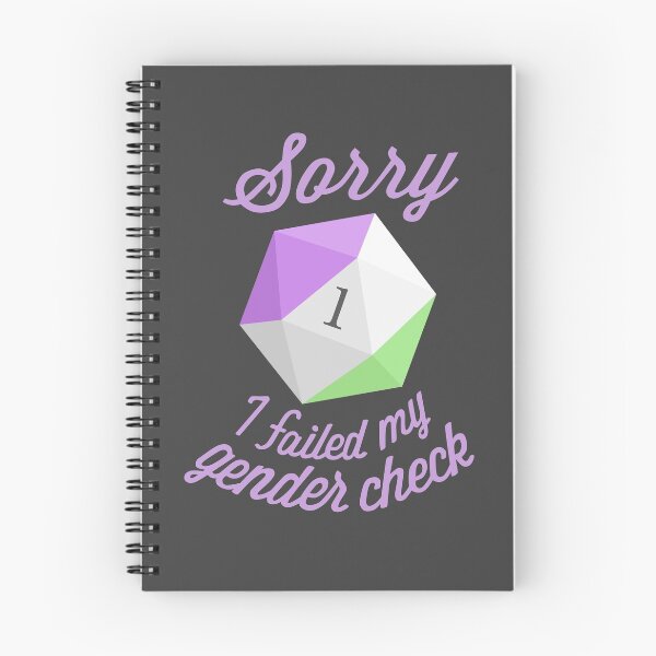 Item preview, Sorry, I failed my gender check (Genderqueer) designed and sold by OctopodArts.