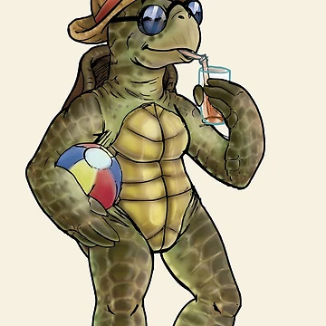 Artwork thumbnail, Chill Turtle by RUBTOX