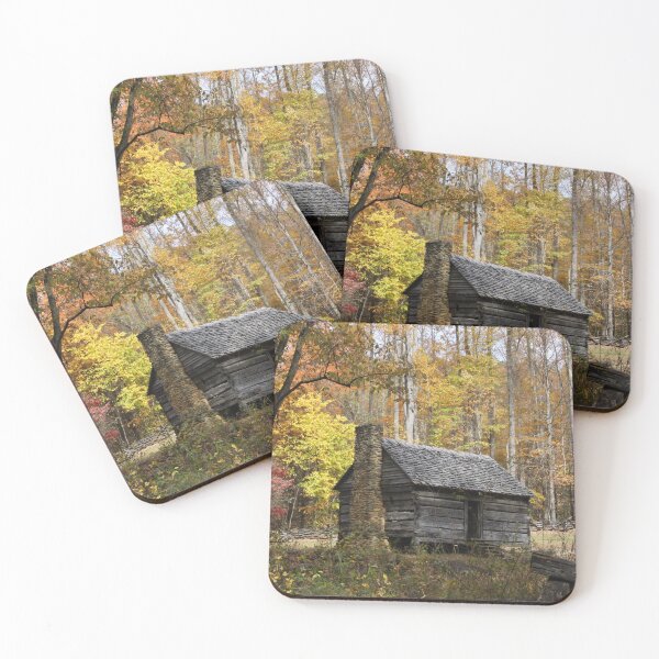 Item preview, Smoky Mountain Rustic Fall Cabin in the Woods, Gatlinburg, Tennessee USA designed and sold by Gsallicat.