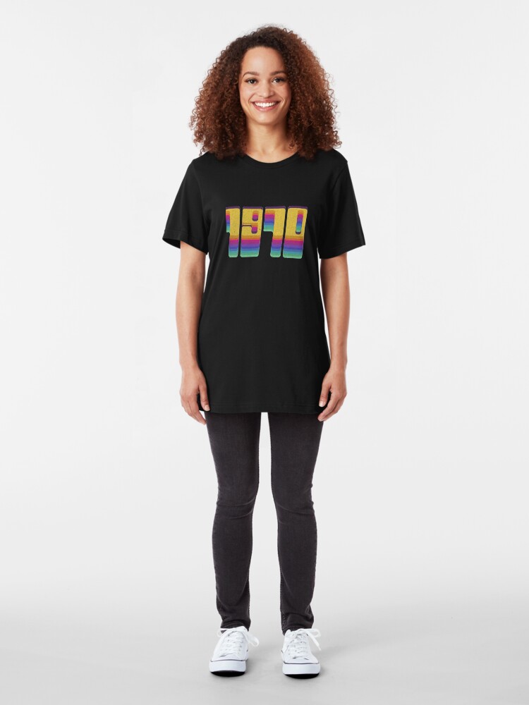 Alternate view of Vintage 1970 Seventies Cool Retro Style Clothing Slim Fit T-Shirt