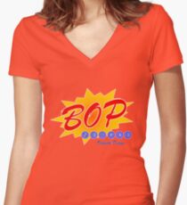 Bop Neagle - Original Design Women's Fitted V-Neck T-Shirt