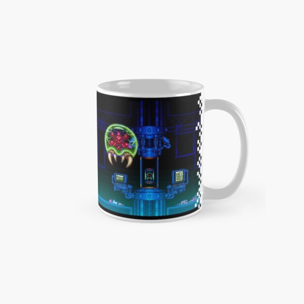 Super Nintendo Super Metroid Classic Retro 16bit Title Screen Mug Classic Mug