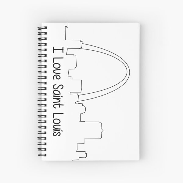 I Love Saint Louis Spiral Notebook