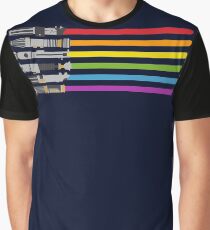 raibow color Graphic T-Shirt