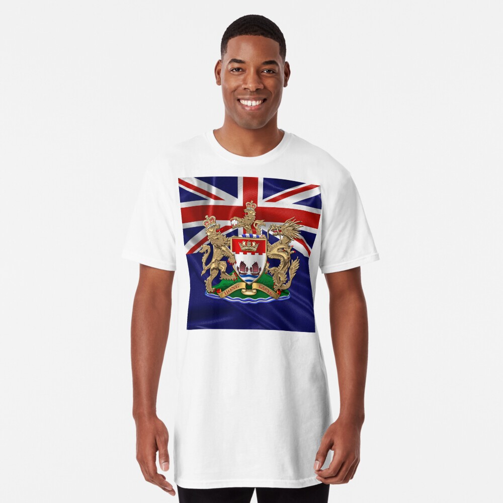 Download "Hong Kong - 1959-1997 Coat of Arms over Flag " T-shirt by Captain7 | Redbubble