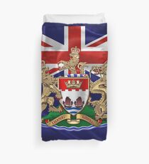 Hong Kong - 1959-1997 Coat of Arms over Flag Duvet Cover