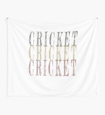 Retro Cricket design Wall Tapestry
