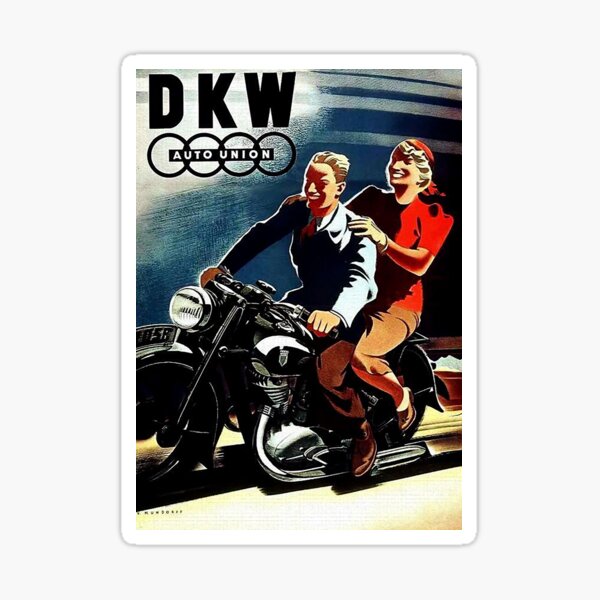 Motorcycle fun...Fabulous fiftees Sticker