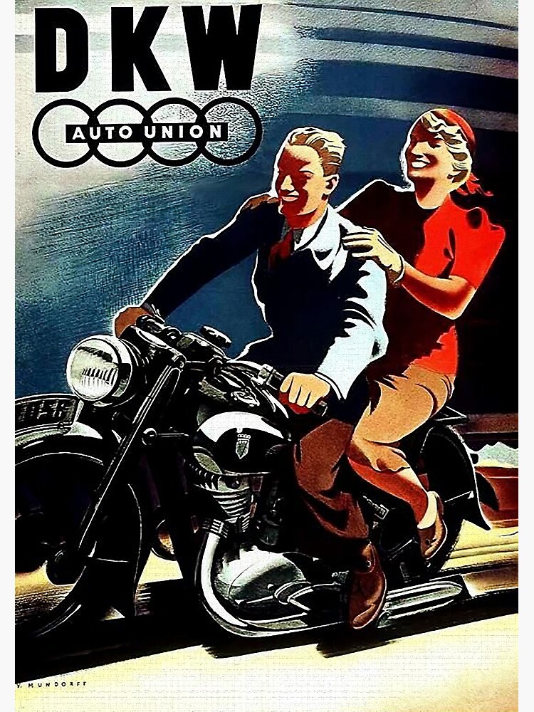 Vintage Dkw Auto Union Motorcycles Poster 1928 Digital Download Racing Poster Advertising Poster Motorcycle Decor 300dpi HI-RES JPEG