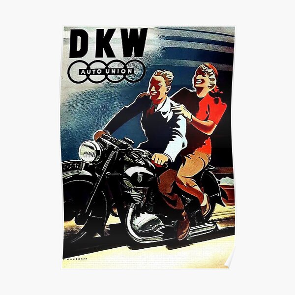 POSTER HARLEY DAVIDSON MOTORCYCLE RIDE IN HOLLAND TRAVEL VINTAGE REPRO FREE S//H