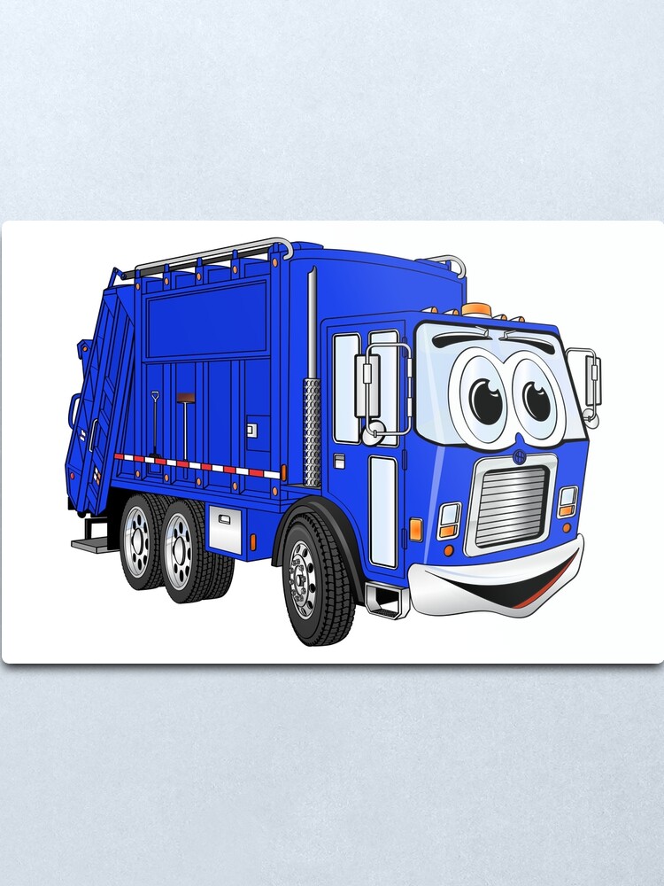 blue garbage truck toy
