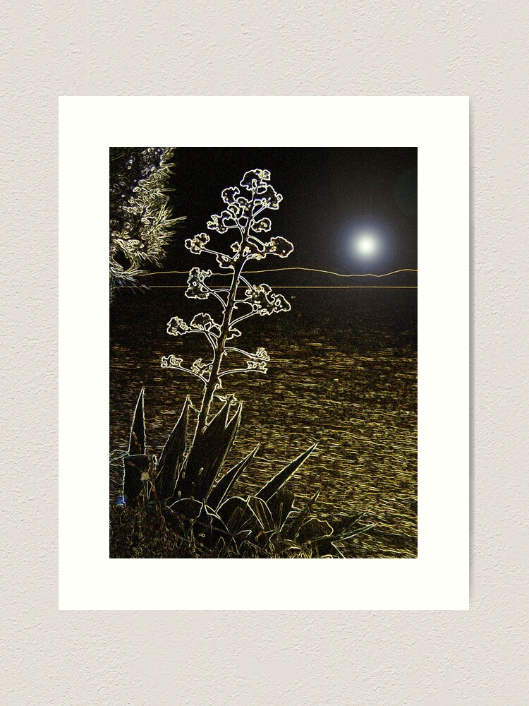 Thumbnail 1 of 3, Art Print, FULL MOON FANTASY designed and sold by TatianaMichaela.