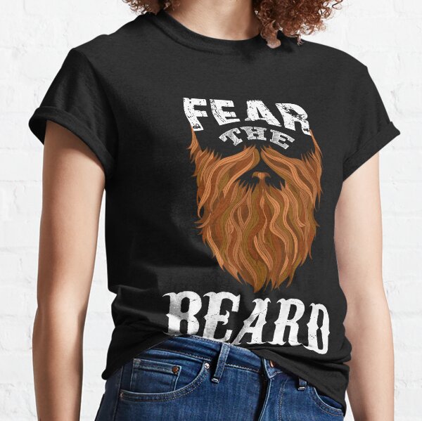 Fear The Beard Père Noël Tête de Mort T-Shirt Bain Barbe 