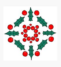 Christmas Holly Photographic Print