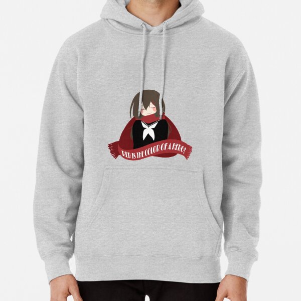 Red Is The Color Of Heroes Pullover Hoodie By Xskred Redbubble