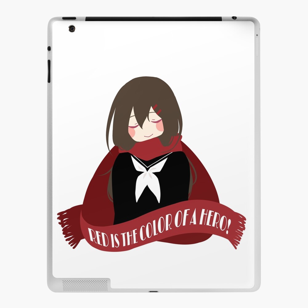 Red Is The Color Of A Hero カゲプロ 楯山文乃 Ipad Case Skin By Rinillu Redbubble