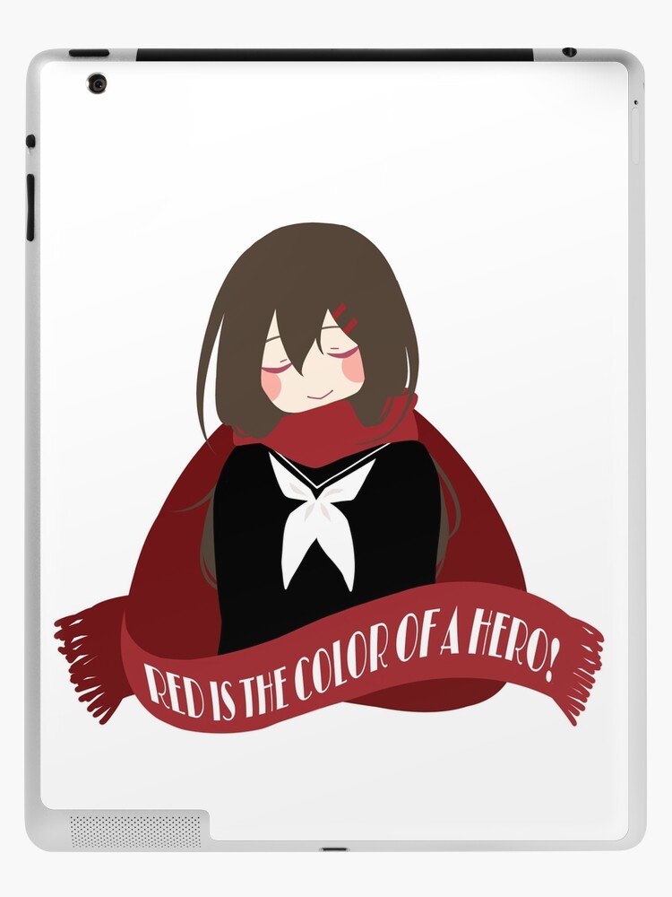 Red Is The Color Of A Hero カゲプロ 楯山文乃 Ipad Case Skin By Rinillu Redbubble