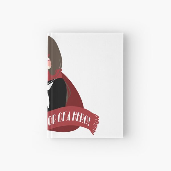 真っ赤な色は主人子の色だよ カゲプロ 楯山文乃 Hardcover Journal By Rinillu Redbubble
