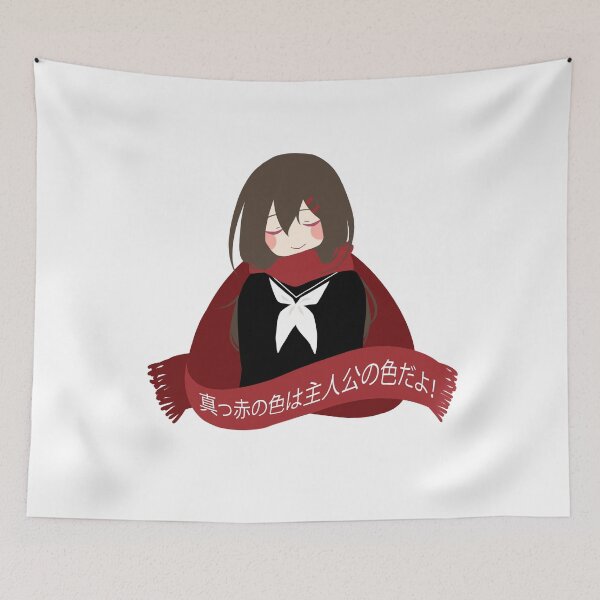 Item preview, 真っ赤な色は主人子の色だよ！（カゲプロ・楯山文乃） designed and sold by rinillu.