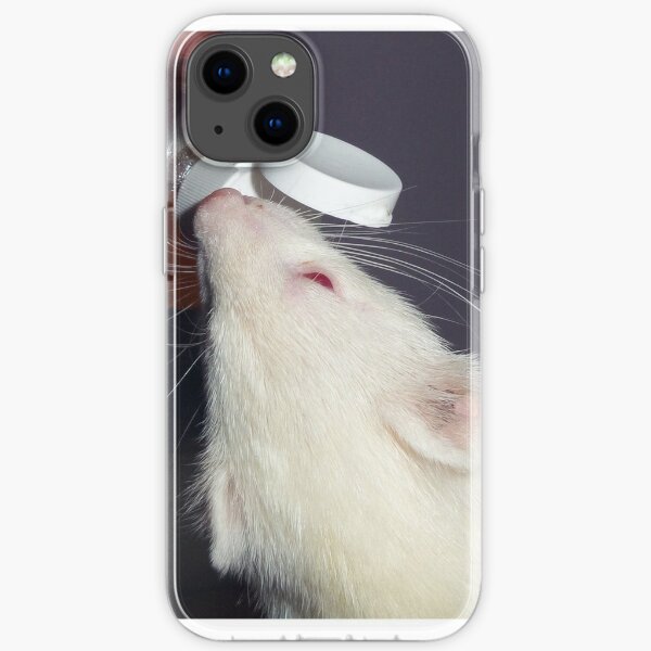 Albino Ferret with Treat iPhone Soft Case