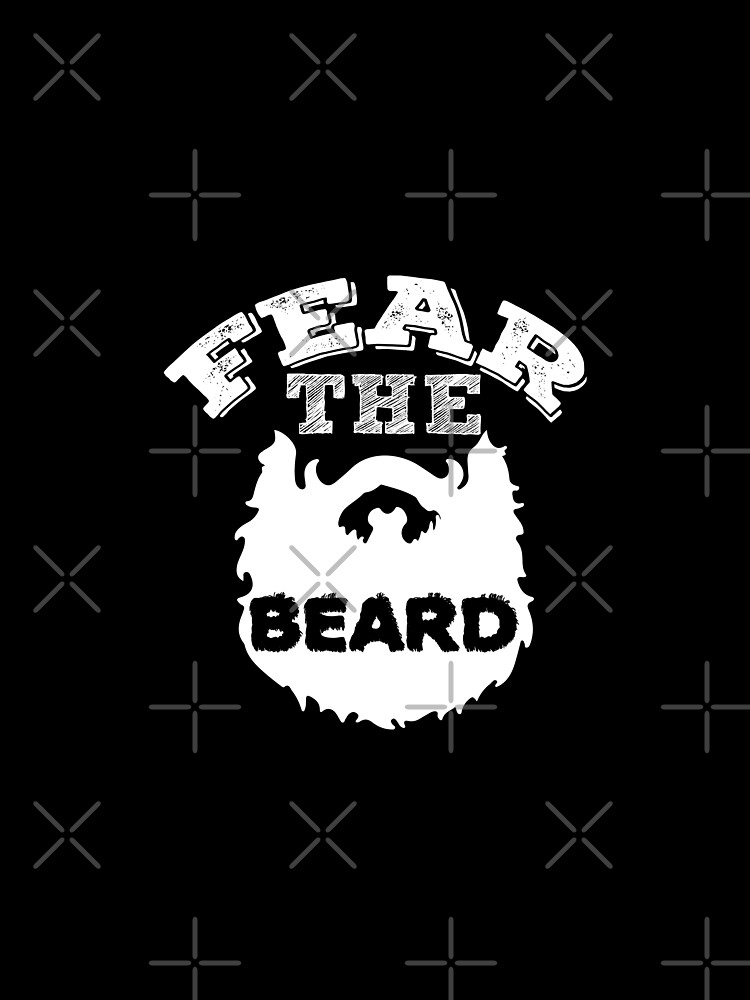 “Fear The Beard” T-shirt by URBANBOX | Redbubble