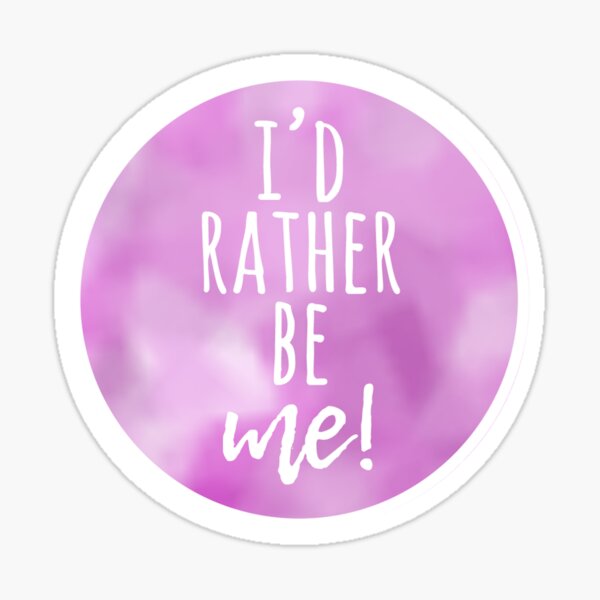 Mean Girls I'd Rather Be Me Stickers (Set of 4 - 3 Die Cut