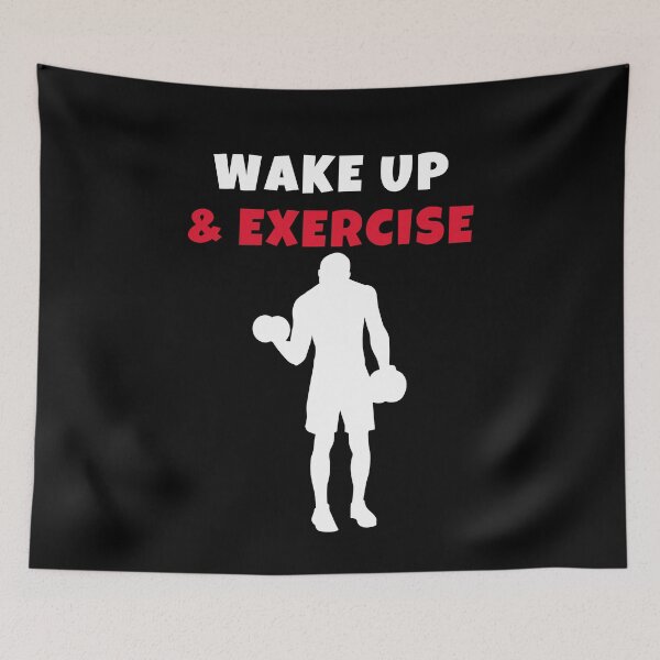 Item preview, Wake up and Exercise  Dumbbell Bicep Curl designed and sold by we1000.