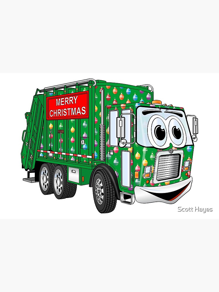 christmas garbage truck video