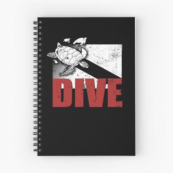 Item preview, Red Dive Flag Turtle Rescue DIver Shirt Scuba Diver designed and sold by shoppzee.