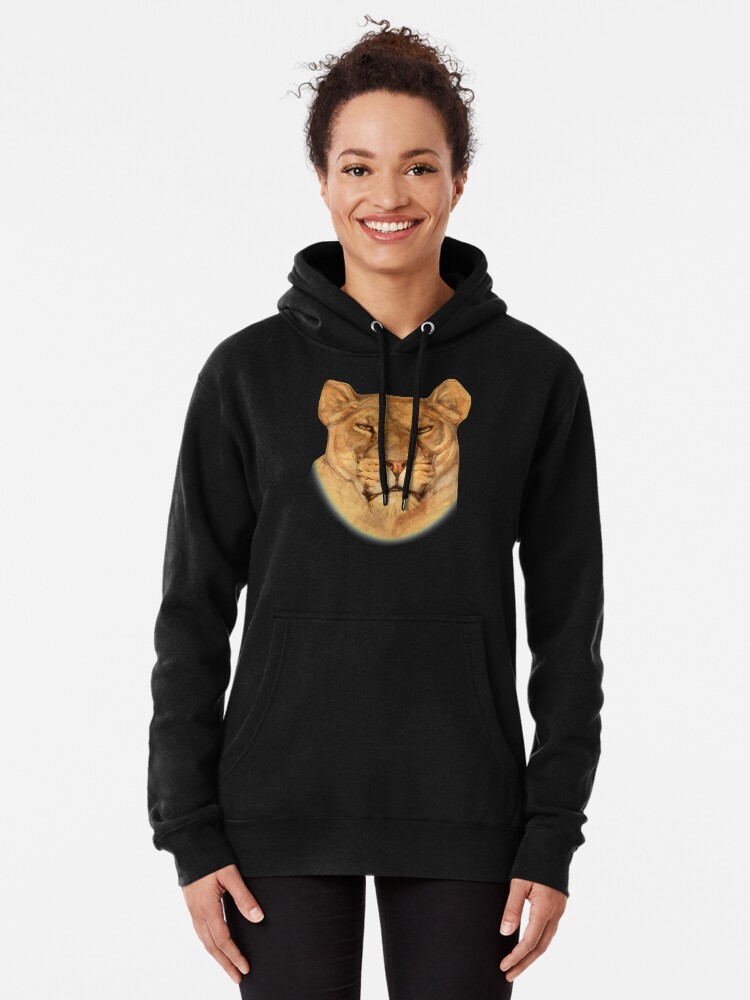 Lion face clearance hoodie