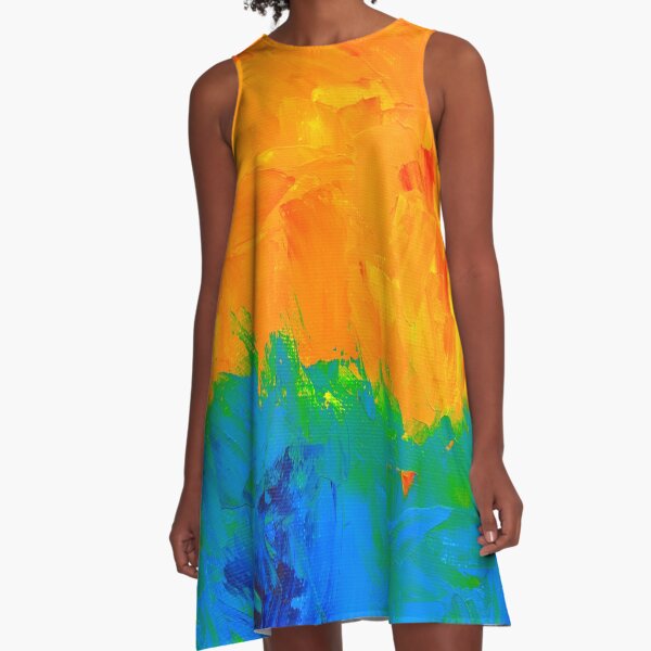Fire and Ice A-Line Dress