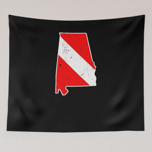Item preview, Alabama Scuba Dive Shirt Scuba Flag Diver Flag Shirt designed and sold by shoppzee.