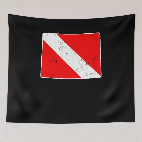 Item preview, Wyoming Scuba Dive Shirt Scuba Flag Diver Flag Shirt designed and sold by shoppzee.